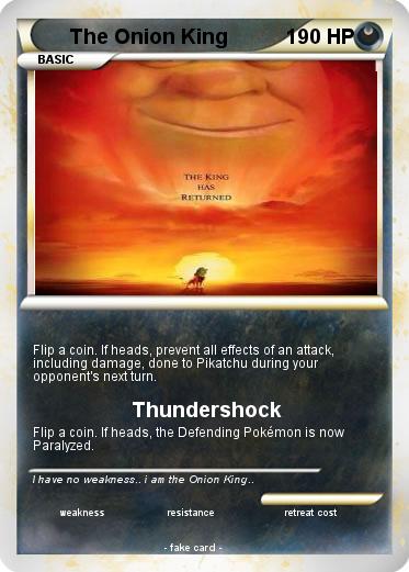 Pokemon The Onion King