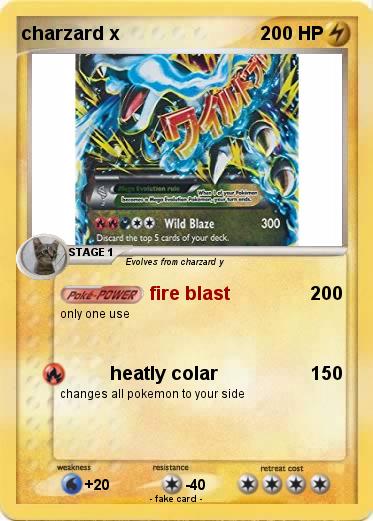 Pokemon charzard x