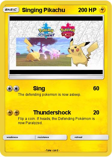 Pokemon Singing Pikachu
