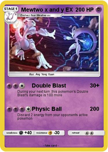 Pokemon Mewtwo x and y EX