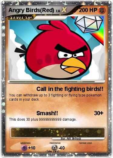 Pokemon Angry Birds(Red)