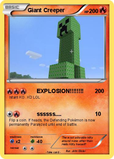 Pokemon Giant Creeper