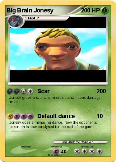 Pokemon Big Brain Jonesy