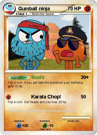 Pokemon Gumball ninja