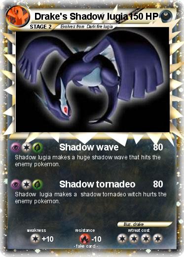 Pokemon Drake's Shadow lugia