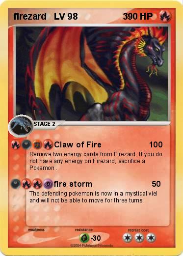 Pokemon firezard   LV 98                  3