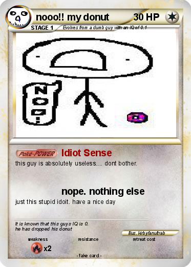 Pokemon nooo!! my donut