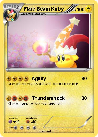 Pokemon Flare Beam Kirby