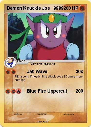 Pokemon Demon Knuckle Joe   9999