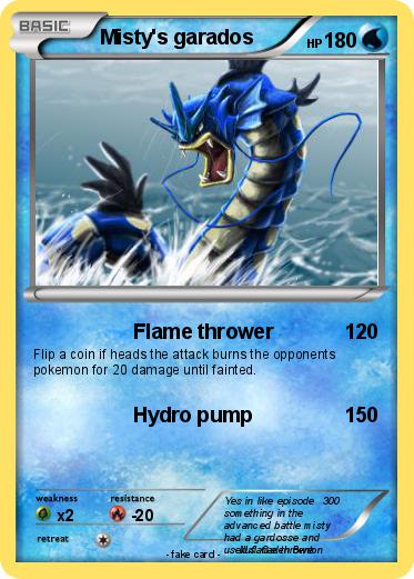 Pokemon Misty's garados