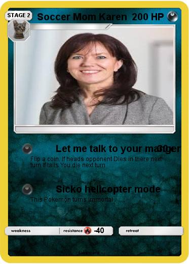 Pokemon Soccer Mom Karen