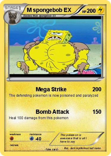Pokemon M spongebob EX
