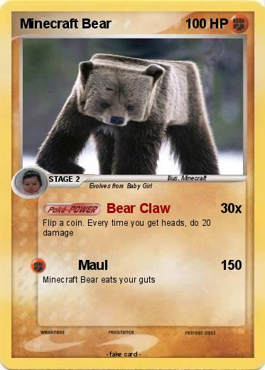 Pokemon Minecraft Bear
