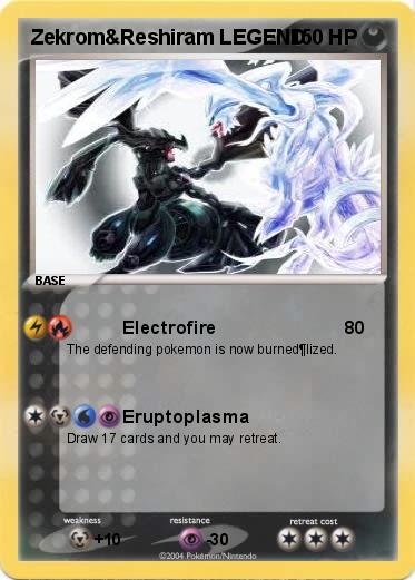 Pokemon Zekrom&Reshiram LEGEND