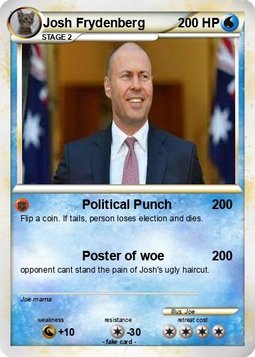 Pokemon Josh Frydenberg