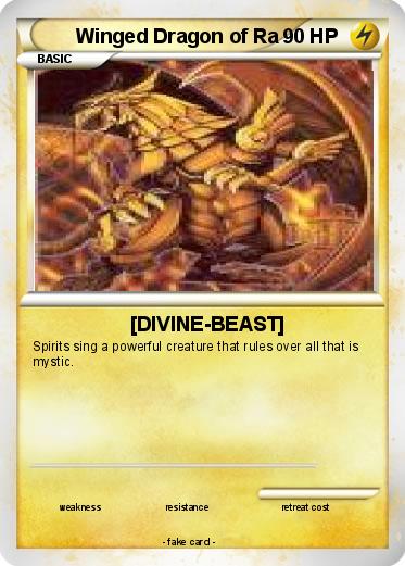 Pokemon Winged Dragon of Ra