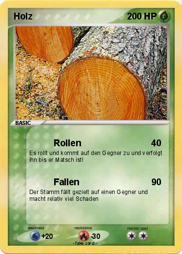 Pokemon Holz
