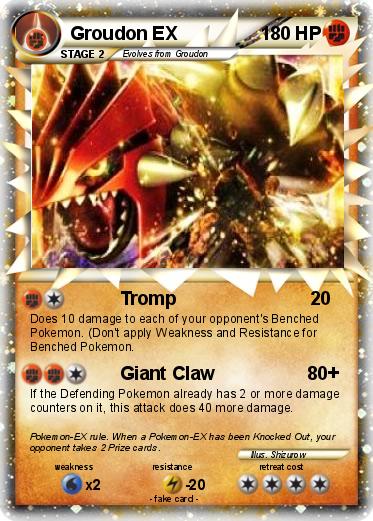 Pokemon Groudon EX