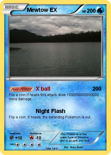 Pokemon Mewtow EX