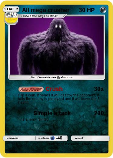 Pokemon All mega crusher