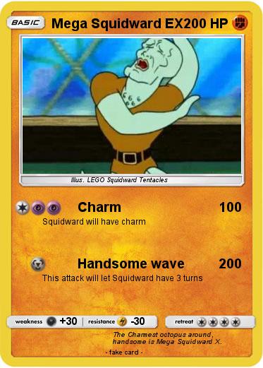 Pokemon Mega Squidward EX
