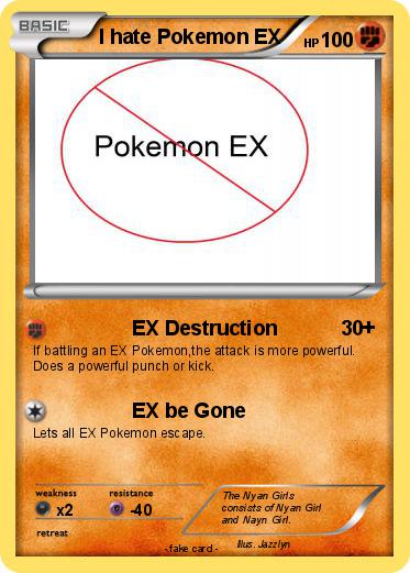 Pokemon I hate Pokemon EX