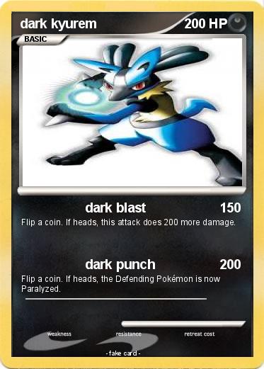 Pokemon dark kyurem