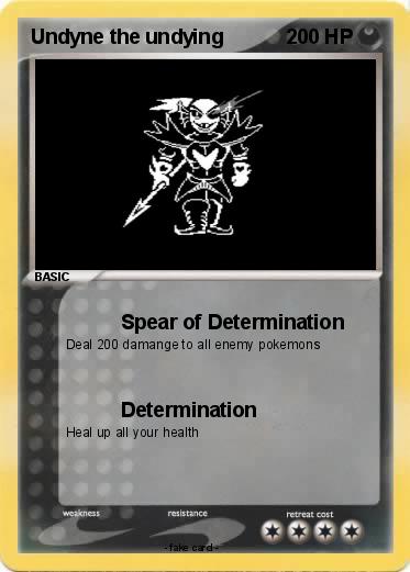 Pokemon Undyne the undying