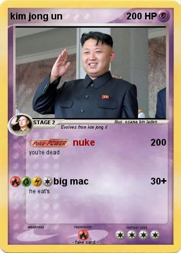 Pokemon kim jong un