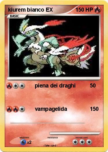 Pokemon kiurem bianco EX