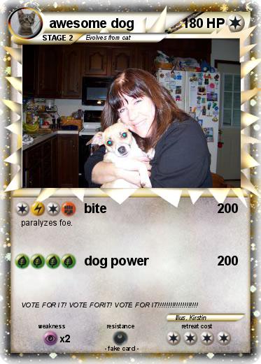 Pokemon awesome dog