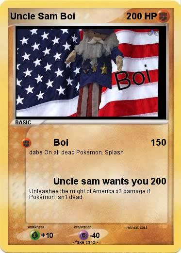 Pokemon Uncle Sam Boi