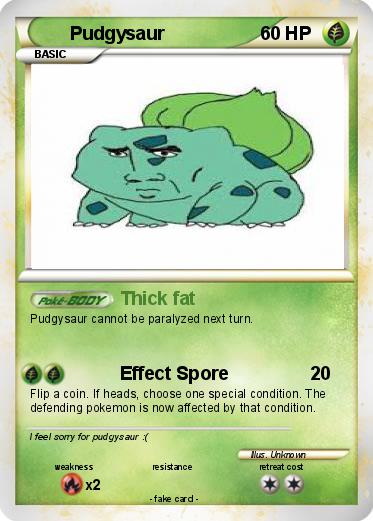 Pokemon Pudgysaur