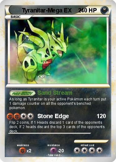 Pokemon Tyranitar-Mega EX    2