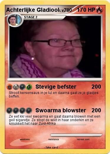 Pokemon Achterlijke Gladiool