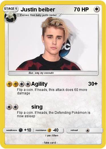Pokemon Justin beiber