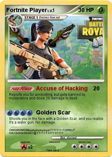 Pokemon Fortnite Player