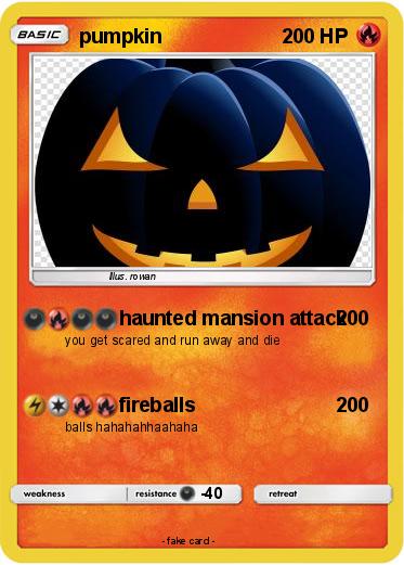 Pokemon pumpkin