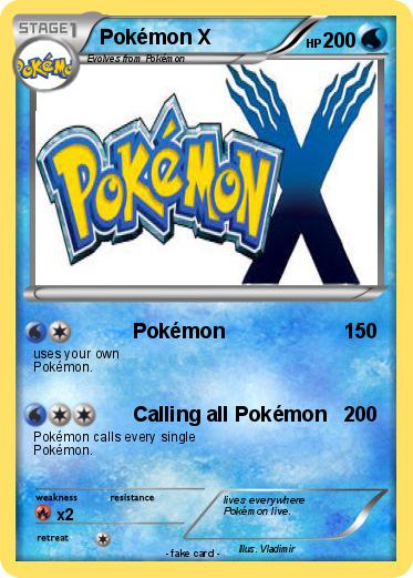 Pokemon Pokémon X