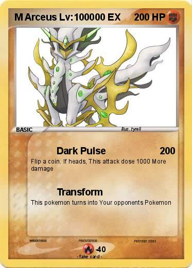 Pokemon M Arceus Lv:100000 EX
