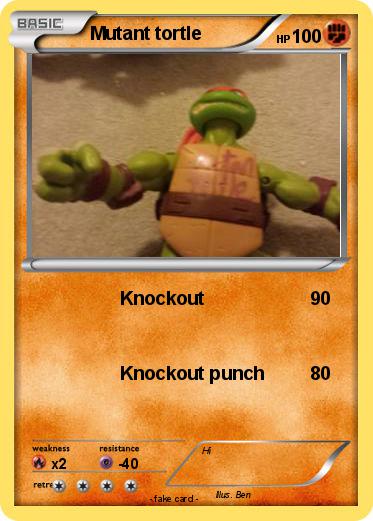 Pokemon Mutant tortle