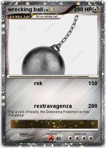 Pokemon wrecking ball