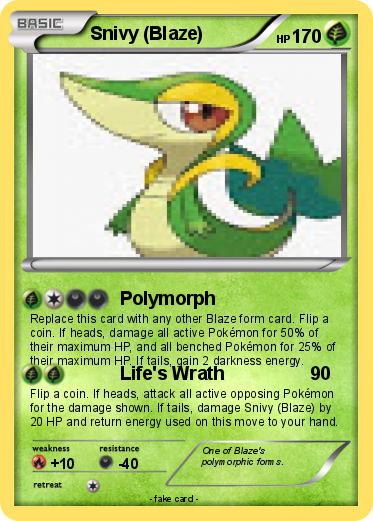 Pokemon Snivy (Blaze)