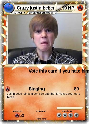 Pokemon Crazy justin beber