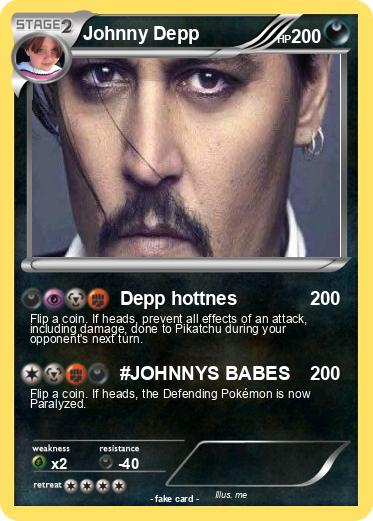 Pokemon Johnny Depp