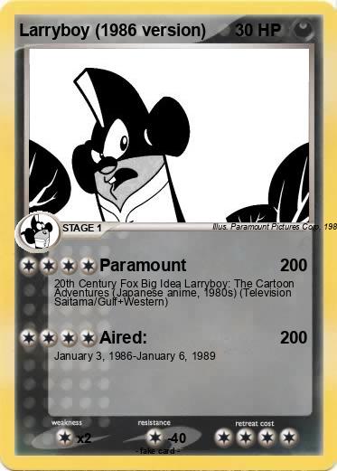 Pokemon Larryboy (1986 version)