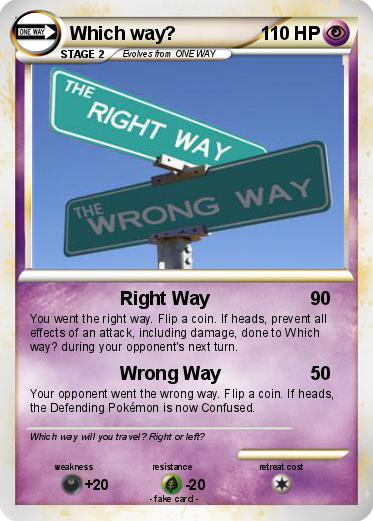 Pokemon Which way?