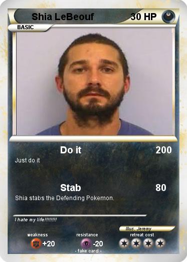 Pokemon Shia LeBeouf