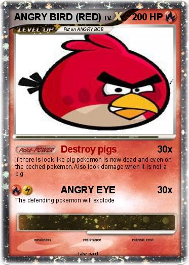 Pokemon ANGRY BIRD (RED)