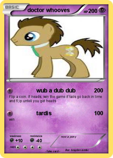 Pokemon doctor whooves
